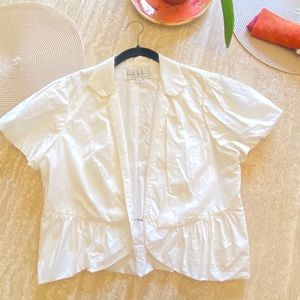Nicole Miller Collection Medium White Shrug